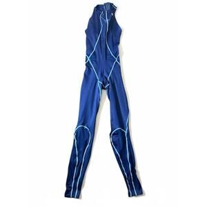 Vintage Speedo Aquablade Full Body Suit Style 705846 Swimming Tech Suit L Large